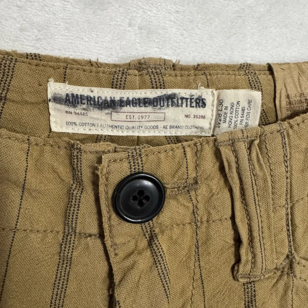 Vintage Y2K American Eagle Standard Issue‎ Utility Pants 28x30 Skater Military - Picture 9 of 16